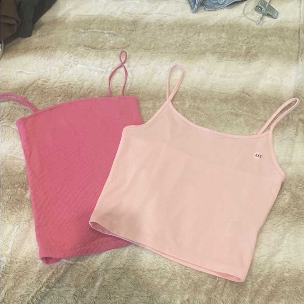 American Eagle Outfitters Pink Camisole Crop Top
